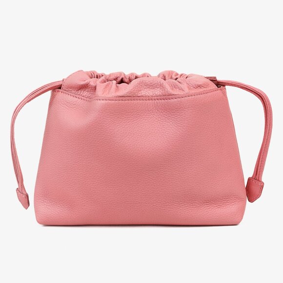 Burberry Pink Leather Drawstring Travel Pouch - Picture 4 of 11